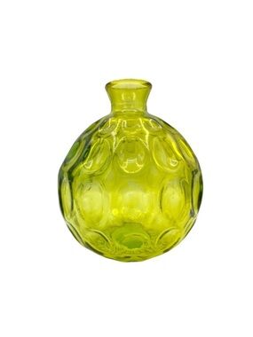 Vidrios San Miguel Recycled Green Glass Thumbprint Vase